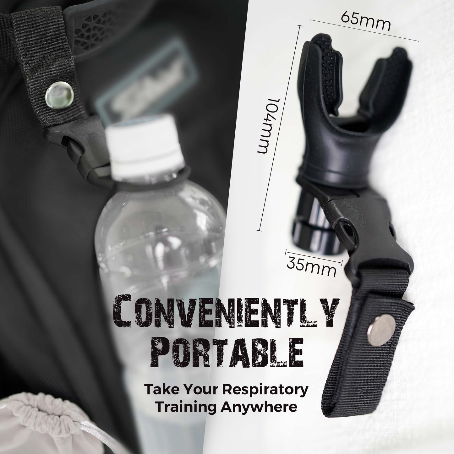 Bodyssey Breathing Lung Trainer Respiratory Exerciser Device for Enhanced Fitness, Lung Capacity, Health & Anxiety Relief