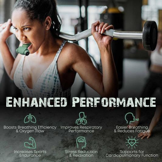 Bodyssey ABT-X Respiratory Muscle Trainer - Breathing Training Device for Lung Exercise and Strengthening(Matte Green)