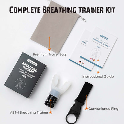 Bodyssey Breathing Lung Trainer Respiratory Exerciser Device for Enhanced Fitness, Lung Capacity, Health & Anxiety Relief