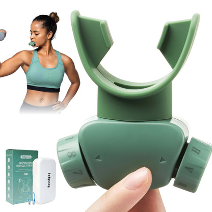 Bodyssey ABT-X Respiratory Muscle Trainer - Breathing Training Device for Lung Exercise and Strengthening(Matte Green)