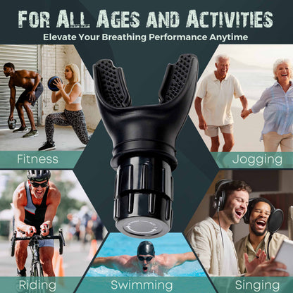 Bodyssey Breathing Lung Trainer Respiratory Exerciser Device for Enhanced Fitness, Lung Capacity, Health & Anxiety Relief